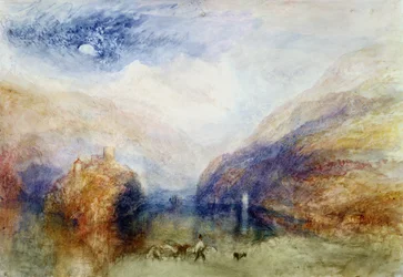 El Lauerzersee con los Mythens, c.1848